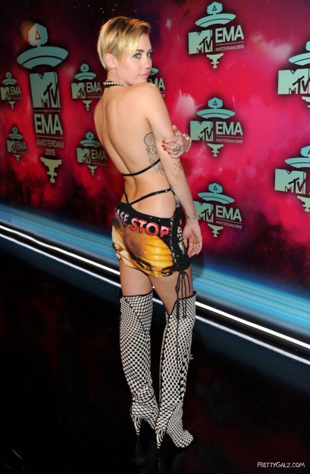 Miley Cyrus na MTV Europe Music Awards 201303