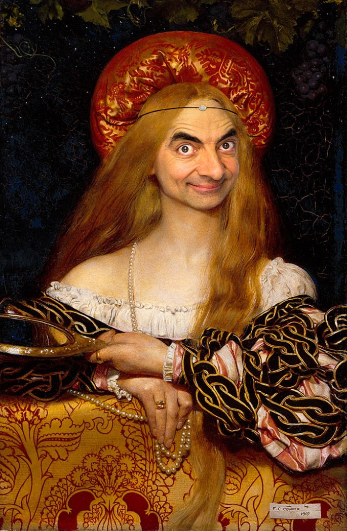 Mr. Bean em pinturas clássicas02