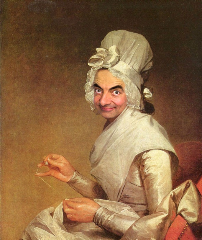 Mr. Bean em pinturas clássicas05