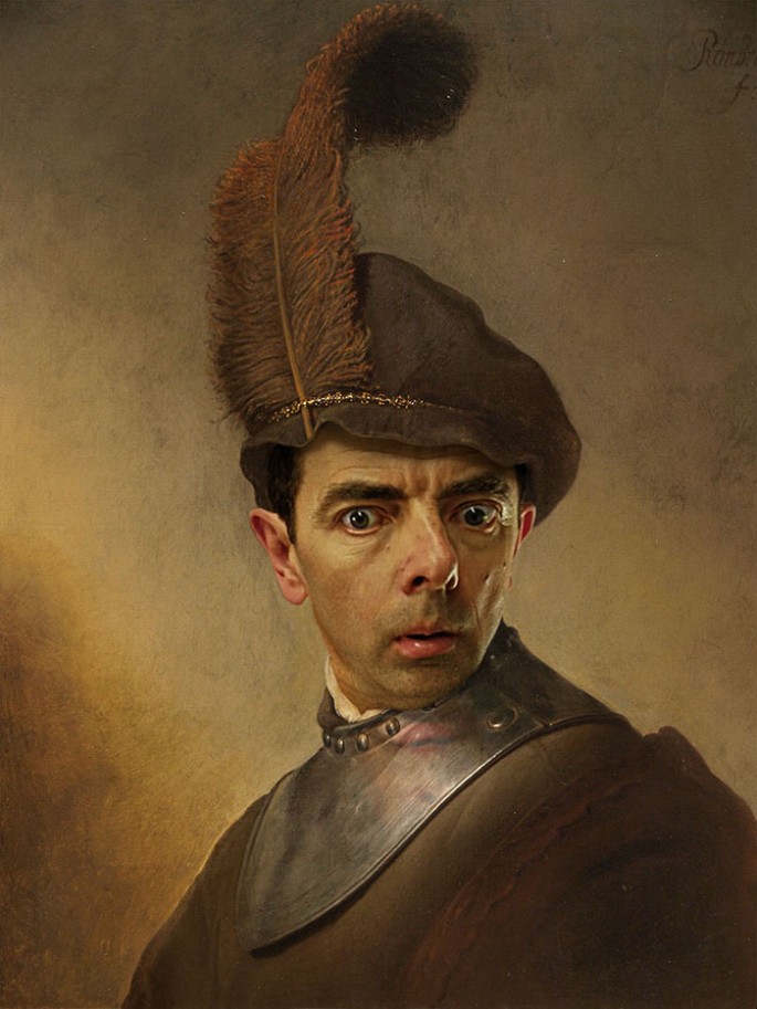 Mr. Bean em pinturas clássicas07