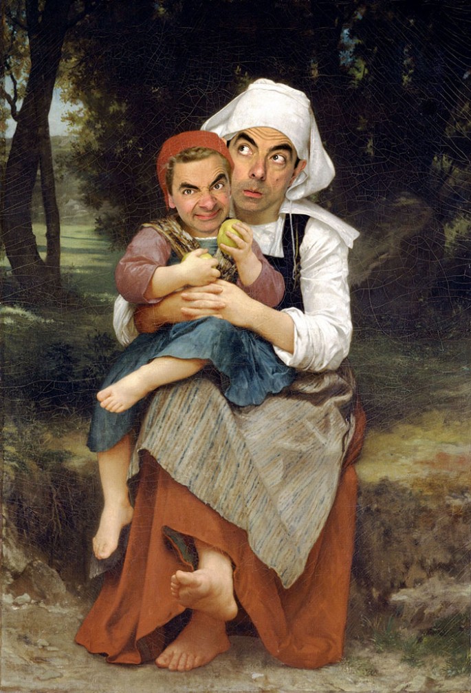 Mr. Bean em pinturas clássicas09